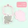Serie de Animales de Alivio Moldes para Estampar y Cortar Galletas DIY con Diseño de Prensa 3D Realista, Imprescindible para Hornear