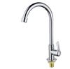 Torneira de Cozinha Simples para Água Fria Espessa para Uso Doméstico, com Articulação Esférica para Rotação, Torneira Universal para Pia, Torneira de Cozinha