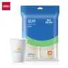 Copos de Papel Descartáveis Deli Deli Ll16 para Uso Doméstico, Copos de Papel Espessados, Copos para Água, Copos para Chá, Copos Espessados para Beber para Uso no Escritório