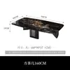 Mesa de Café de Lujo Ligero Estilo Italiano con Piedra de Cristal Ultra, Mesa de Centro Minimalista Moderna, Piedra Microcristalina de Colores, Forma Cuadrada de Alta Gama para Apartamentos Pequeños