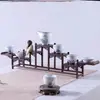 Soporte de Exhibición de Mesa de Postres Estilo Chino, Bandeja de Mesa para Compromiso y Boda, Estante Decorativo, Decoración de Boda, Soporte para Pasteles de Hora del Té
