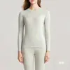 Conjunto de ropa interior térmica transpirable antibacteriana para hombre de 10 A, capa base para hombre, conjunto de ropa interior térmica para pareja, ropa de otoño e invierno para mujer