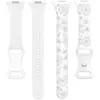 Adequado para pulseira de silicone Huawei Watch Fit5 fit3/fit4pro com cintura fina e padrão de dente-de-leão gravado a laser
