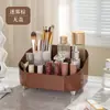 Nuevo Estante de Almacenamiento a Prueba de Polvo con Cubierta, Caja de Almacenamiento para Cosméticos y Labiales, Organización de Escritorio para el Hogar, Lavabo, Tocador