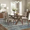 Tapete Abstrato Lavável Antiderrapante - Resistente a Manchas, Dobrável, Lavável à Máquina para Sala de Estar - Decoração Suave para Casa