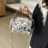 Lentejuelas Personalizado Moderno Moda Brillante Elegante 2026 Verano Elegante de un Solo Hombro Cruzada para Teléfono Móvil Pequeña Bolso Cruzado Venta al por Mayor