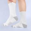 Calcetines para Hombre Color Sólido Combinación Calcetines Deportivos Transfronterizos Talla Grande Exportación Baloncesto Calcetines de Media Caña Algodón Transpirables Otoño e Invierno Negro y Blanco Gris