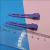 Color caramelo sin costuras pintado a mano clip de pico de pato modelado clip de partición de peluquería pasador de pelo clip suelto para la raíz del cabello clip de posicionamiento al por mayor
