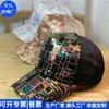 Boné de Baseball em Nylon RPET Reciclado Boné com Aba Bordado RPET Chapéu Hip Hop Reciclado para Uso Externo Fábrica Personalizada