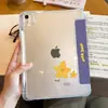 Diseño de Estrella de Dibujos Animados Adecuado para Funda Protectora de Tableta iPad Pro Mini6Y Plegable Air 13 pulgadas con Ranura para Lápiz Décima Generación Anti-Doblado