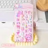 Pegatinas de Durazno Creativas de Dibujos Animados que Brillan en la Oscuridad para Aliviar el Estrés para Cuadernos Infantiles, Lindas Pegatinas de Papelería 3D para Estudiantes de Primaria, Venta al por Mayor