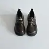 Estilo Britânico Retro Sola Grossa Mary Jane Feminino Modelo 2026 Fivela Bico Redondo Tendência Moda Versátil para Ir ao Trabalho Sapatos Pequenos de Couro