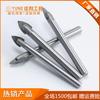 El fabricante vende brocas de aleación para azulejos, abridor triangular de agujeros para vidrio con cabeza negra, broca para perforación de pared y ampliación de agujeros, versión cerámica engrosada