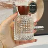Frasco Dispensador de Perfume de Alta Qualidade 100ml Grande Capacidade Borrifador de Rosca Frasco Vazio 50ml Portátil Pressão Frasco de Reposição