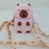 Cartera de Silicona Color Té de Capibara de Venta Caliente Temu Transfronteriza Bolso Pequeño Cruzado de Silicona Superventas de Amazon