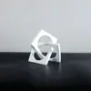 Artesanía de Electrochapado Moderna Simple Transfronteriza Adornos Geométricos Creativos Diseño de Gabinete de Sala de Estar Accesorios Decorativos Productos Metálicos