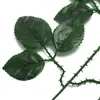 Folhas de rosa artificiais, plantas verdes, flores artificiais, buquês de folhas, decoração para cenas de casamento e casa, materiais decorativos DIY atacado