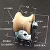 Roda de Polia com Rolamento de Nylon em U Roda de Trilho Guia de Cabo de Aço Roda de Polia de Nylon Rolo Ranhurado Roda de Plástico Roda Guia