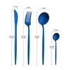 Vajilla de Acero Inoxidable Portuguesa Juego de Cubiertos Occidentales de Alta Gama Cuchillo para Bistec, Tenedor y Cuchara Juego de Cuchara Pública Tenedor Cuchara de Café Tenedor de Postre