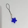 Corrente para celular estrela do mar de gelatina quente transfronteiriça estrela de cinco pontas estrela do mar gordinha pingente fofo Y2K retrô goo esta corrente
