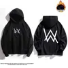 Alan Walker Alanwalker Mesmo Estilo Dj Tendência Nicho Outono e Inverno Alta Qualidade Com Capuz Masculino e Feminino Bonito Moletons