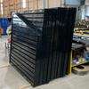 Valla de aluminio para patio de villa, valla de exterior para el hogar, valla de hierro, listones de aleación de aluminio, valla resistente a explosiones