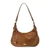 Bolso tote pequeño de hilo bordado de mano, acabado mate vintage y único, nueva colección otoño 2026 para mujer, bolso de hombro versátil para el día a día
