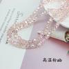 Rueda de cristal con cuentas de agujero pasante corte fino tierras raras fabricantes mayoreo joyería hecha a mano DIY pulsera collar cuentas sueltas