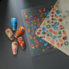Diamante de Cristal Nueva Tecnología Relieve Pegatinas para Uñas Estilo Étnico de Xinjiang Bohemio 3D 5D Calcomanía para Uñas en stock