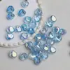 Cuentas Irregulares de Acrílico con Agujero para Accesorios de Cadena de Teléfono, Estrella Plateada Degradada, Luna Fría Barroca, Galvanizadas
