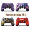 Adesivo completo para controle de PS4, padrão do jogo fortnite, adesivo colorido, película protetora, adesivo de desenho animado