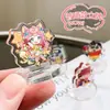 Suporte de Acrílico Chaveiro Personalizado Desenho Animado Pingente Folha de Material Mercadoria de Anime DIY Ornamento de Figura de Mesa
