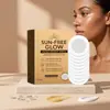 Parche de cuidado sin sol, ligero y transpirable, se adapta suavemente a la piel, creando un brillo natural, tono uniforme y efecto hidratante