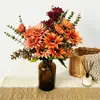 Simulación Transfronteriza de Amazon Flores Falsas Gerbera Decoración para el Hogar Hotel Boda Realista de Alta Gama Al por Mayor