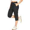 Nuevos Pantalones Cargo Cropped con Bolsillos y Cremallera para Mujer Ligeros Sueltos Estilo Americano Casual para Viaje y Deportes