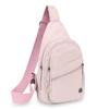 Bolso de Pecho Simple para Mujer Estilo Japonés Gran Capacidad Color Sólido Casual Bolso de Hombro Multicompartimento Versátil para Deportes al Aire Libre Bandolera