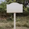 Estaca de Suelo Anticorrosión para Huerto Señal Tablero Vertical para Guardería Etiqueta de Planta Señal Señalización Exterior Señal de Madera Grabado