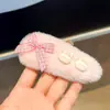 Pinza para el pelo con flequillo peludo de Kuromi para Otoño e Invierno, Adorno para la cabeza de felpa de dibujos animados para niños, Accesorios para el cabello para niñas en la parte posterior de la cabeza