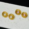 Pendientes de perlas de metal europeos y americanos para mujer, ligeros, lujosos, dorados, estilo moderno, nuevos pendientes de botón de alta calidad.