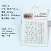 Set de pegatinas transfronterizas de perlas y diamantes, pegatinas faciales de gemas de pedrería, pegatinas para cejas, accesorios faciales para niños, pegatinas de diamantes para maquillaje