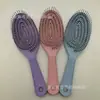Fornecimento direto da fábrica plantio de cabelo com agulha de nylon oca para massagem cabelo liso não machuca o cabelo não embaraça modelagem rápida casa pente redondo