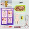 Accesorios Clave, Colgantes Pequeños para Regalo, Llaveros, Llaveros de Oso con Pedrería DIY, Pequeños Regalos Promocionales al por Mayor