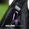 Brújula Termómetro Wellhike para Exteriores Doble Uso Camping Alta Precisión Supervivencia en la Jungla Gancho para Lona de Tienda DC