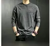 Ropa de Hombre Directo de Fábrica Camiseta Pesada Americana Cuello Redondo Sudadera con Capucha Estampada Top Versátil de Manga Larga de Moda para Hombre Venta al por Mayor
