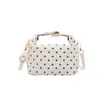 Bolso de Lunares Estampado para Mujer 2026 Nuevo Estilo Bolso de Mano de Moda para Viajes al Trabajo Bolso de Hombro Cruzado Textura Simple de Moda