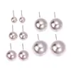 Pendientes de Plata de Ley S925 con Aguja Francesa Estilo Dulce Perla Swarovski, Moda Versátil Elegante Simple de Nicho Pendientes Exquisitos para Mujer