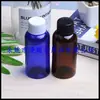 Botella Estándar de 70ml con Tapa, Botella de Rocío Puro, Botella para Desmaquillante, Botella Marrón de 70ml con Tapa de Rosca, Botella para Aceites Esenciales, Botella Negra para Medicamentos Líquidos
