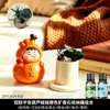 Linda piedra difusora de aroma sin llama con forma de calabaza, aceite esencial, adorno de escritorio para dormitorio, hogar, decoración creativa de nicho de alta gama