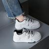 Sapatos Brancos Versáteis de Sola Reta para Mulheres 2025 Verão Novo Estilo Respiráveis Simples Retrô Sapatos de Treino Moral Tênis Sapatos Casuais Esportivos
