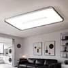 Luminária de teto minimalista Bauhaus, luz principal para sala de estar estilo italiano que protege os olhos, luminária simples ultrafina sem emendas, ferro e outros materiais